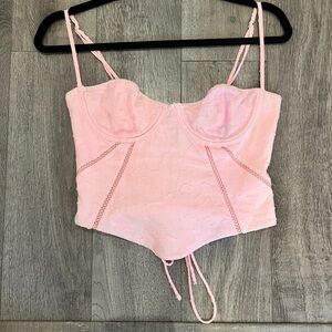 White Fox Boutique Pink Bustier